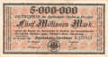 Germany 2 5 Million Mark, 21. 8.1923